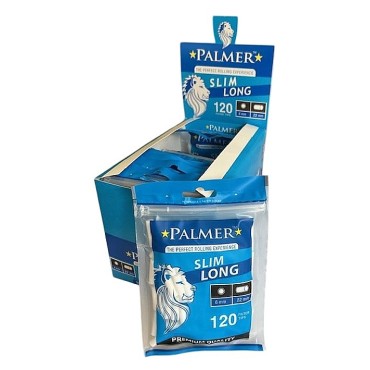 KIT 2 FILTROS PARA CIGARRO PALMER SLIM LONGO 6mm pacote com 120 filtros cada