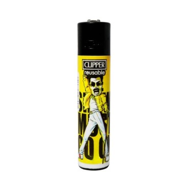 ISQUEIRO CLIPPER GRANDE FREDDIE MERCURY - Kit com 4 isqueiros