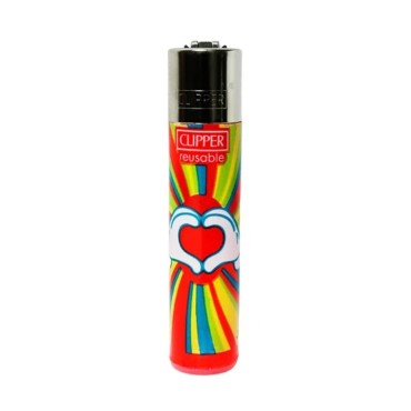 ISQUEIRO CLIPPER GRANDE HIPPIE MOMENTS  unidade Cod. 02