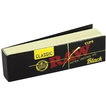 PITEIRA DE PAPEL RAW BLACK CLASSIC caixa com 50 livretos