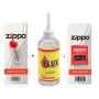 KIT FLUIDO FLUX 100ml + PEDRA ZIPPO + PAVIO ZIPPO