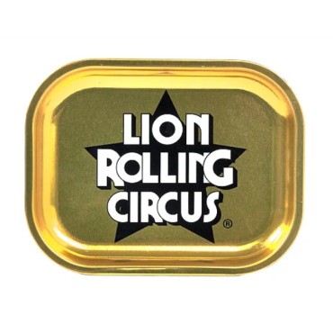 BANDEJA DE METAL LION CIRCUS GOLD 18cm X 14cm 