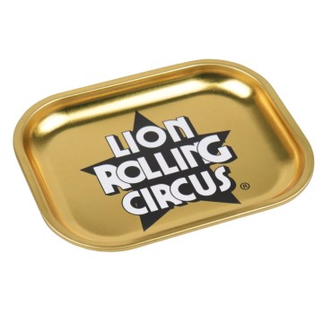 BANDEJA DE METAL LION CIRCUS GOLD 18cm X 14cm 