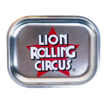 BANDEJA DE METAL LION CIRCUS SILVER 18cm X 14cm 