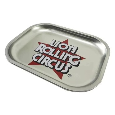 BANDEJA DE METAL LION CIRCUS SILVER 18cm X 14cm 