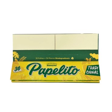 SEDA PAPELITO TRADICIONAL KING SIZE COM PITEIRA caixa com 24 livretos