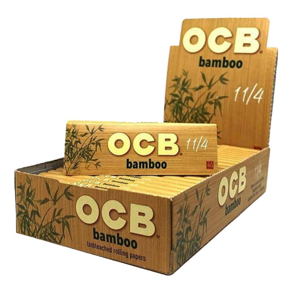 SEDA OCB BAMBOO 1 1/4 MINI SIZE caixa com 25 livretos