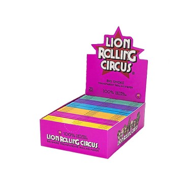 SEDA CELULOSE LION CIRCUS KING SIZE caixa com 25 livretos