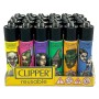 ISQUEIRO CLIPPER LION ROLLING CIRCUS - Caixa com 24 isqueiros