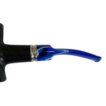 CACHIMBO DE CARVALHO BAZZANELLI POKER PITEIRA AZUL B-102