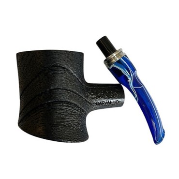 CACHIMBO DE CARVALHO BAZZANELLI POKER PITEIRA AZUL B-102