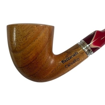 CACHIMBO DE CARVALHO NATURAL BAZZANELLI CURVO B-105