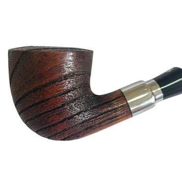 CACHIMBO DE CARVALHO BAZZANELLI MARROM CURVO B-106
