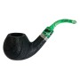 CACHIMBO DE CARVALHO BAZZANELLI PRETO CURVO PITEIRA VERDE B-107