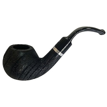 CACHIMBO DE CARVALHO BAZZANELLI PRETO CURVO PITEIRA PRETA B-109