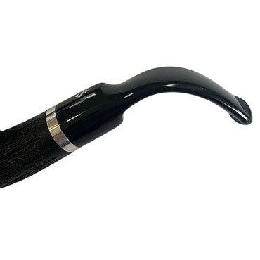 CACHIMBO DE CARVALHO BAZZANELLI PRETO CURVO PITEIRA PRETA B-109