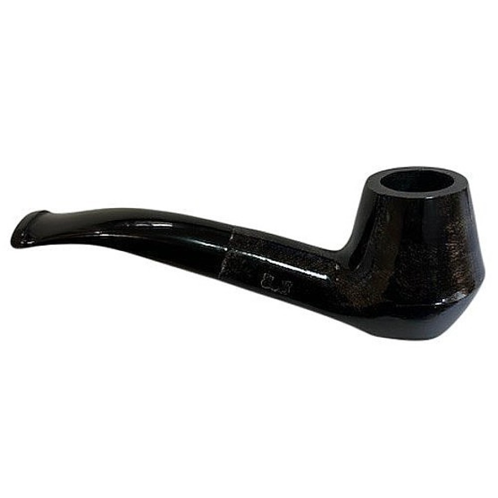 CACHIMBO BERTOLDI ELITE CURVO com piteira de chifre codigo E-21