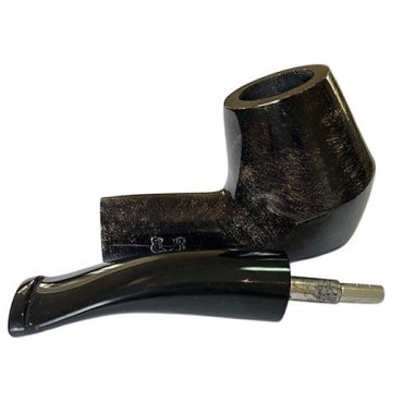 CACHIMBO BERTOLDI ELITE CURVO com piteira de chifre codigo E-21