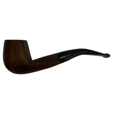 CACHIMBO BERTOLDI HOBBY CURVO MARROM ESCURO com filtro 9mm codigo H-03