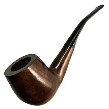 CACHIMBO DE MADEIRA LORD MASSA 500 CURVO MARROM