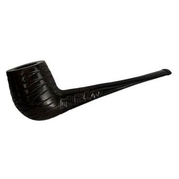 CACHIMBO DE MADEIRA TRABALHADA LORD MASSA 500 RETO MARROM