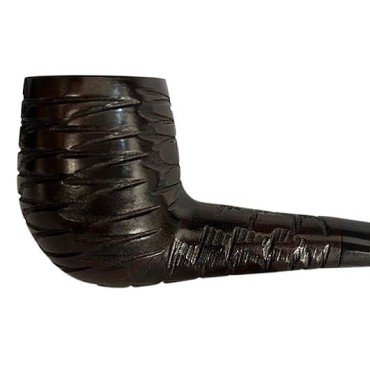 CACHIMBO DE MADEIRA TRABALHADA LORD MASSA 500 RETO MARROM