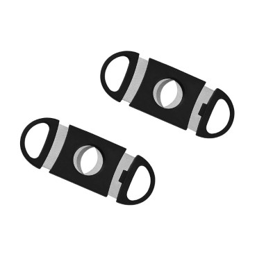 KIT 2 CORTADORES DE CHARUTO PLASTICO ESTILO GUILHOTINA