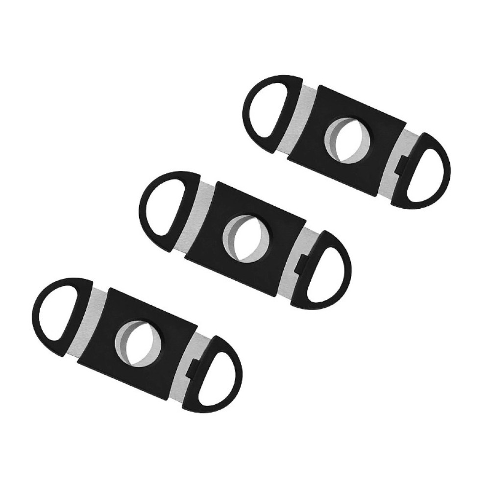 KIT 3 CORTADORES DE CHARUTO PLASTICO ESTILO GUILHOTINA