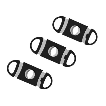 KIT 3 CORTADORES DE CHARUTO PLASTICO ESTILO GUILHOTINA