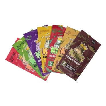 SEDA KING BLUNT HERBAL WRAP MIX COM AROMAS VARIADOS Caixa com 25