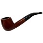 CACHIMBO BERTOLDI HOBBY CURVO MARROM AVERMELHADO com filtro 9mm Cod-07