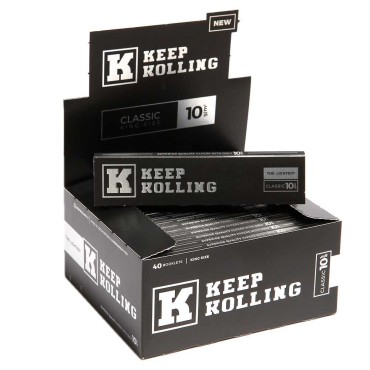 SEDA KEEP ROLLING CLASSIC KING SIZE caixa com 40 livretos