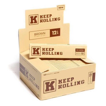 SEDA KEEP ROLLING BROWN KING SIZE caixa com 40 livretos