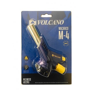 KIT MAÇARICO VOLCANO M4 CULINÁRIO (Profissional) + GAS VOLCANO BUDDY 227gr